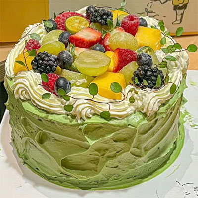 send fruits green tea cake chongqing