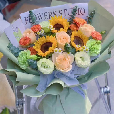 send business bouquet to guangzhou